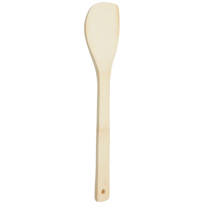 DELISH KITCHEN CC-1329 Pearl Metal Spatula Spatula Natural 11.8 inches (30 cm) Bamboo Spatula