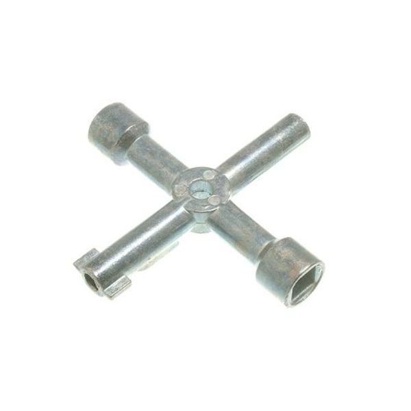 3 x Utility Key 4 Way Multi Tools for RADIATORS Meter Cupboard Boxes ETC.