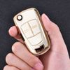 OATSBASF Car Key Case - Suitable for Vauxhall, 2 Button Key Box (White)