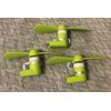 Portable Mini Fan Green 3-PACK for Lightning input - Compatible with iphone