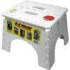 B&R Plastics 101-6 EZ 9-Inch Foldz Step Stool, White