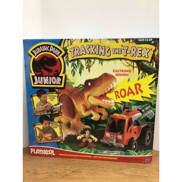 Vtg Jurassic Park Toy Play Set Junior Hasbro Playskool Tracking The T-REX Y2K