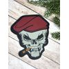 Skull PVC Patch - Tactical Morale Patch -  Smoking Skull Cigar Patch