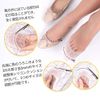 Meidlan Protective Toe Cover, Soft Cushion, Anti-Scratch Silicone Padded, Shoe Size Adjustment, Toe Cap Protection Anti-Slip, 2 Pairs (Spike)