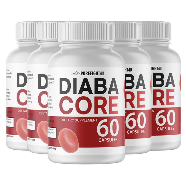 Diabacore Advanced Formula 5 Bottles 300 Capsules