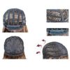 Wig, Men's Wig, Full Wig, Short High Temperature Silk Rose Mesh Wig, Half Wig, Natural, Breathable, Heat Resistant, Black (Color: Dark Brown)