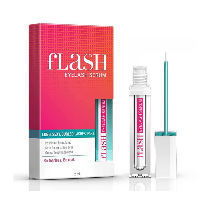 FLASH Eyelash Serum, Serum for Long, Curled Lashes - Enhances and Strengthens