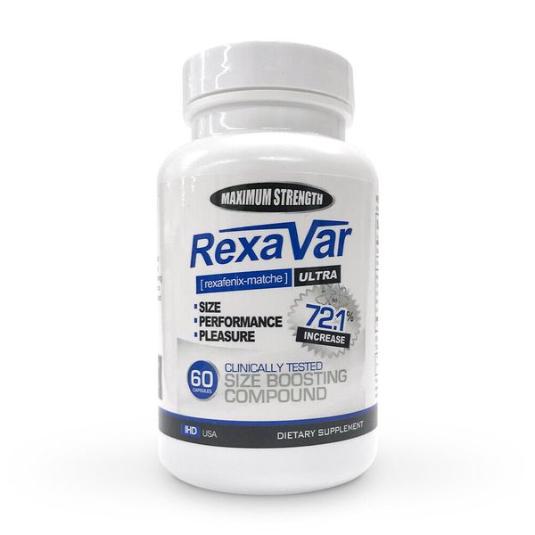 Rexavar * 1 Bottles * MFG Direct * Clinically Proven To Increase Size, Hardness