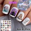 Adele Music Waterslide Finger Nail Decals Instructions (set of 50) JS