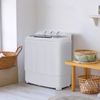 Portable Compact Washer & Dryer with Mini Washing Machine and Spin Dryer, White