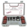 20pcs Spindle Sanding Drum Sander Tool Kit Set Durable Construction, Ideal for Home Improvement with Case for Drill Press