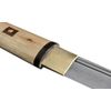 Handmade Sword - Shirasaya Samurai Katana Swords, Battle Ready, Hand Forged, 1095 Carbon Steel, Clay Tempered, Full Tang, Sharp, Wood Color Handle, Scabbard, Certificate