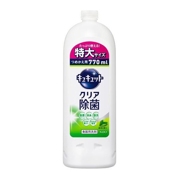 Kyukyutto Clear Disinfecting Dish Soap, Refill, , ,
