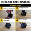 Open Splice Junction Box Easy Installation Electric Wire Cover Made in USA