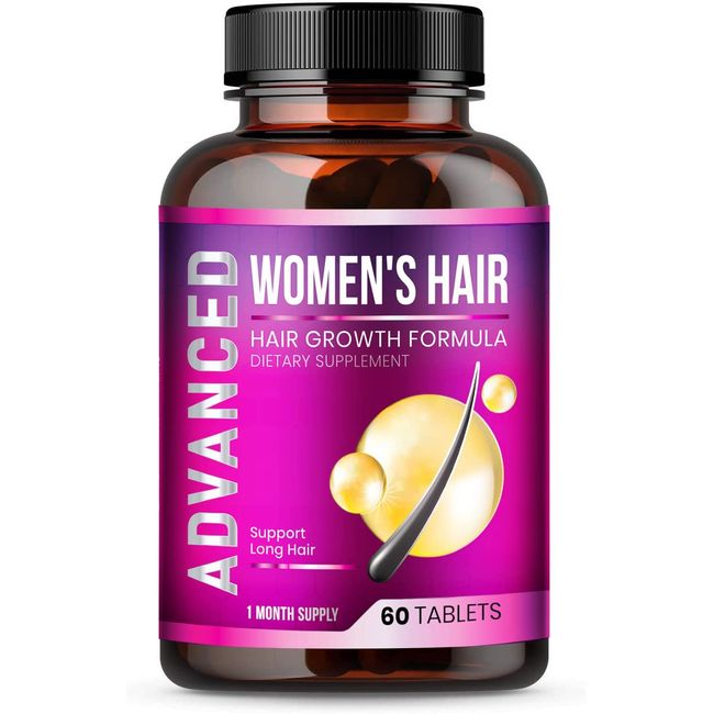 Hair Growth Vitamins for Women - Hair Vitamins for Thinning Hair for Women .Regr