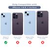 Doeshine 2 Pack Screen Protector & 360° Rotate Ring Kickstand Case for iPhone 14 & 13 (Black)