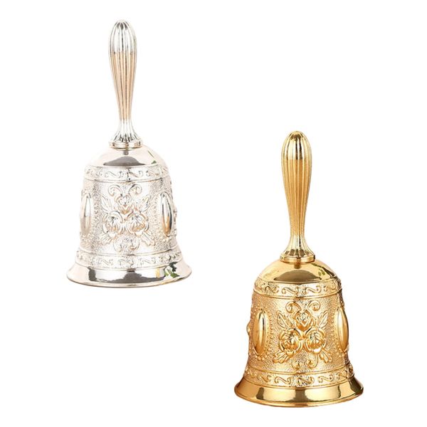 Liebste Hand Bell, Call Bell, Reception Counter, Tabletop Bell, Restaurant Bell, Triangular Lottery (1 Gold)