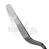 6 Jansen Ear Forceps 6.25" Bayonet Shape Serrated Tips