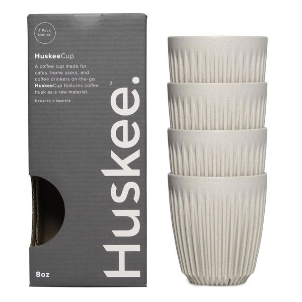 Huskee - HuskeeCup (4-Pack) (Natural, 8oz)