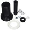 CORNAT CKAG80 WC Connecting Set f.Wall-h.WC DN80, Black, DN 90