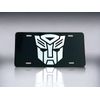 Transformers, Laser Engraved Front License Plate.  Very Durable and Stylish!