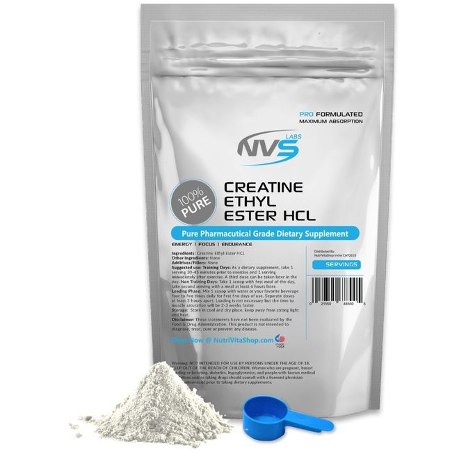 5000g (11lb) MICRONIZED CREATINE ETHYL ESTER HCL POWDER KOSHER BUILD MUSCLE CEE