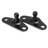 X AUTOHAUX 4pcs 10mm Auto Ball Studs Mounting Brackets for Gas Struts Shocks