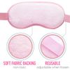 TEEROVA Cooling Eye Mask with Gel Bead - Reusable Gel Eye Mask for Dark Circles, Puffy Eyes, Dry Eyes, Headaches, Migraines, Sinus (Pink)