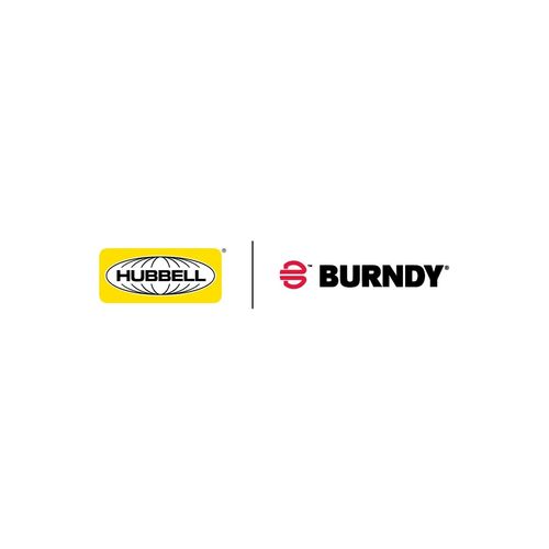 BURNDY KSU23 Universal Split Bolt Connector, 1 8 to 2 AWG Conductor, 1.48 in L, Copper