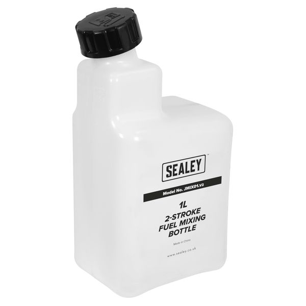 Sealey JMIX01 1ltr 2-Stroke Petrol/Fuel Mixing Bottle