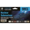 Vallejo VAL71611 AV Model Air Set-Nuclear Submarines (8), Multicoloured