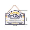 STC Pétanque Prayer Wooden Plaque 20 cm