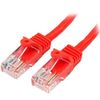 StarTech.com 7m Red Cat5e Patch Cable with Snagless RJ45 Connectors - Long Ethernet Cable - 7 m Cat 5e UTP Cable (45PAT7MRD)