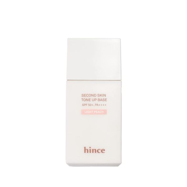 hince Second Skin Tone Up Base (Light Peach) [Genuine]