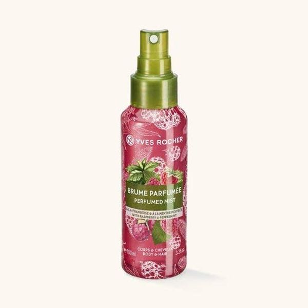 Yves Rocher Vegan Perfumed Mist Body & Hair Raspberry Peppermint 100 ml