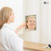 Horiuchi Mirror Industrial Iwiki Mirror, Tabletop Type, Makeup Mirror, Unbreakable Even Drop, Safe for Seniors and Children, Respect for the Aged Day, Gift, Made in Japan
