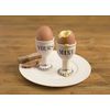 KitchenCraft Egg Pricker with Built-In Safety Lock, Plastic, White, 5.5 x 7.5 x 3 cm