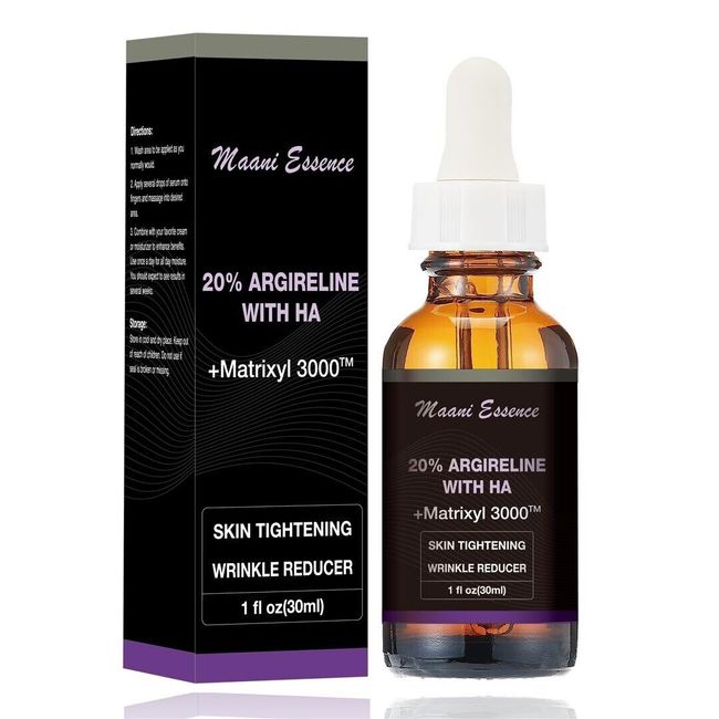 Matrixyl 3000, 20% Argireline, Vitamin C Hyaluronic Acid Peptide Wrinkle SERUM -