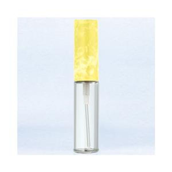 Yamada Atomizer Perfume Glass Atomizer Simple 4343 Clear Bottle/Cap Marble Yellow 4ml YAMADA ATOMIZER