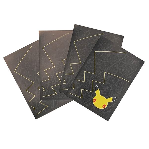 Celebrations - Pikachu - Pokemon Card Sleeves - 65 Count Pack - Deck Protector - Elite Trainer Box Exclusive