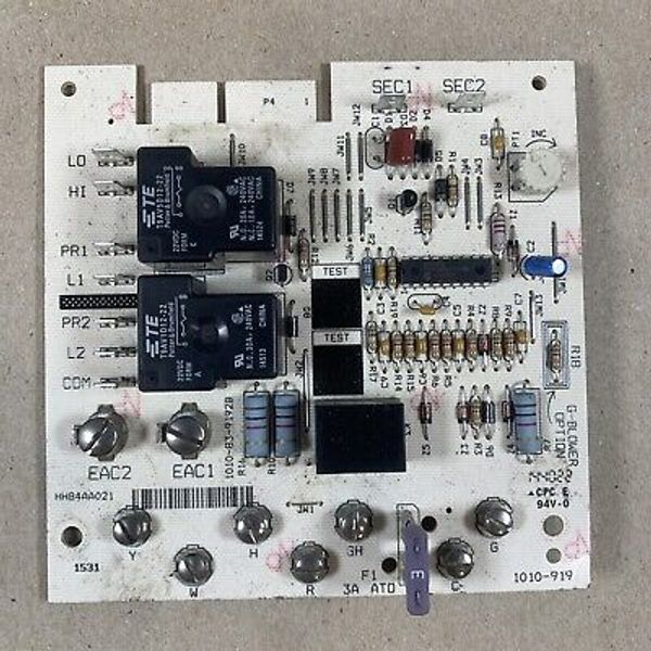 TESTED!! CARRIER  HH84AA021 Control  CIRCUIT BOARD 1010-919. 1010-83-9192B (#83)