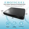 Vinyl Fitted Waterproof Sheet Queen Size Mattress Protector for Bed Wetting