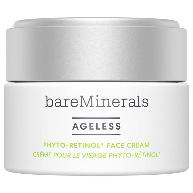 bareMinerals Ageless Phyto-Retinol Face Cream with Plant-Based Retinol Alternative + Hyaluronic Acid, Anti-Aging Skin Care for Women, Vegan