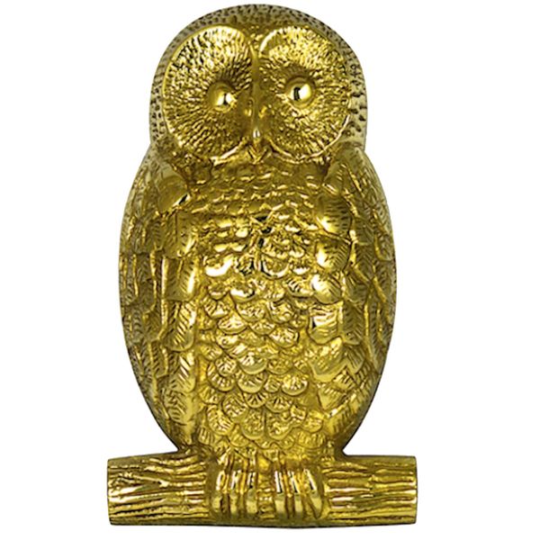 Barn Owl Door Knocker (Brass)
