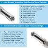 Gamebit Security Screwdriver, Double-Ended 3.8mm 4.5mm Gamebit Screwdriver Bit Set Compatible with NES,SNES,N64,Gameboy,Game Blue