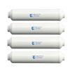 4 Reverse Osmosis Refridgerator Water Cooler Inline Carbon Filters 2X10"