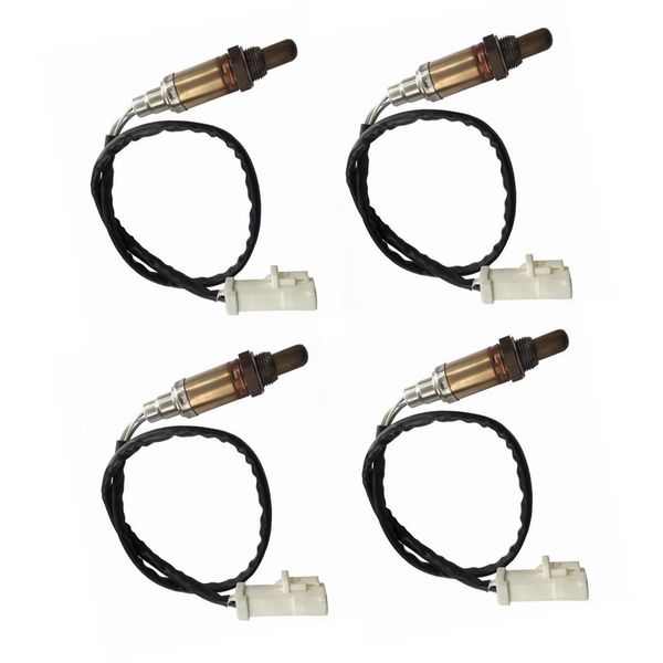 O2 Oxygen Sensor Set of 4 Front Rear Downstream & Upstream For Ford Mercury