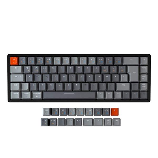 German Keychron K6 Bluetooth RGB Backlit Tactile Aluminium Mac/PC 65% Keyboard