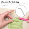 Aulley 1 Set Needle + Hook Crochet for Knitter Knitting Loom