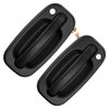 Door Handle Set For Chevy Silverado 1500 1999-2006 Texture Black Front Outer 2PC